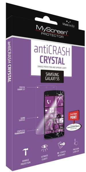 MYSCREEN antiCRASH Crystal Folie für GS5