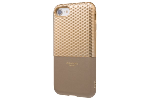 GRAMAS Hex Hybrid Hülle iPhone 8/7 champagner