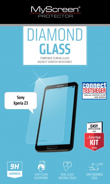 MYSCREEN Diamond Glass Schutzglas für Xperia Z3