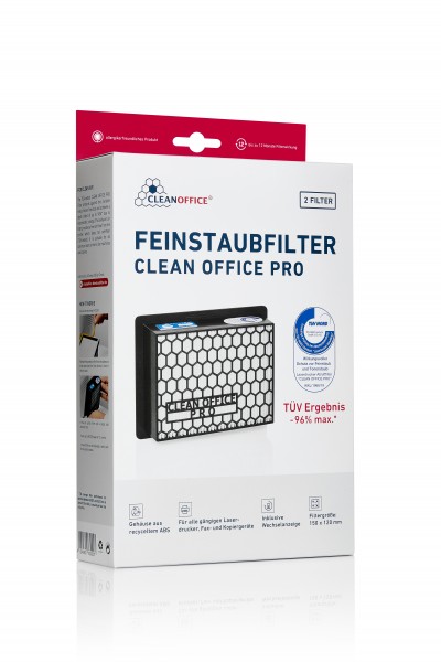 CLEAN OFFICE PRO Feinstaubfilter 2 Filter